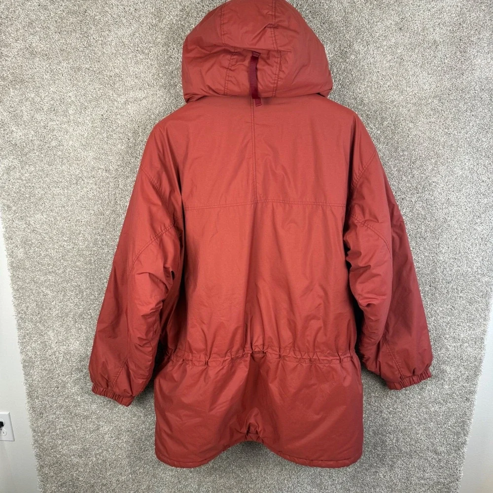 Vintage Patagonia‎ Parka Men's Red Insulated Hooded Jacket Size XL